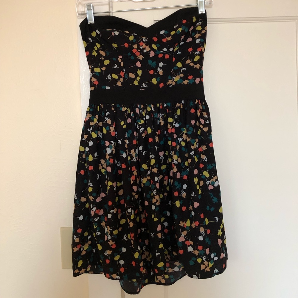 KIMCHEE BLUE 2 colorful print strapless dress